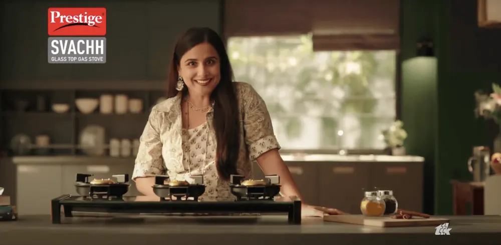 Prestige Gas Stove Vidya Balan