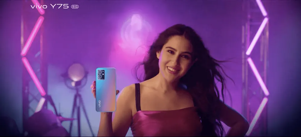vivo Y75 5G Sara Ali Khan