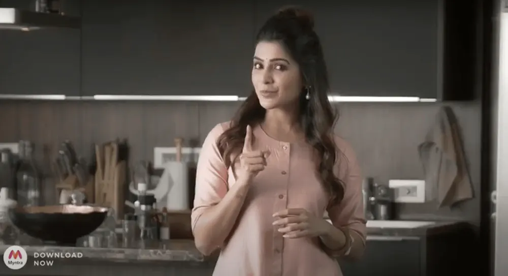 Myntra EORS with Samantha
