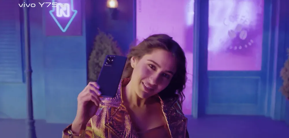 vivo Y75 5G Sara Ali Khan