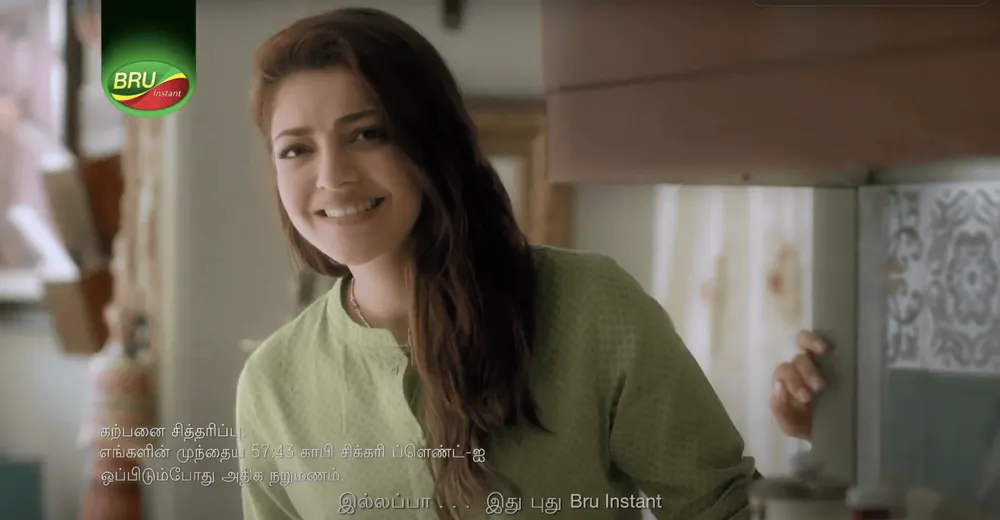 Bru Instant Coffee Stronger Aroma Kajal Aggarwal