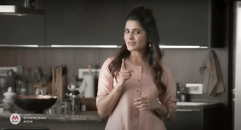 Myntra EORS with Samantha